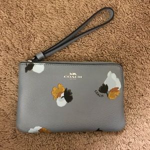 Coach Floral Wristlet
